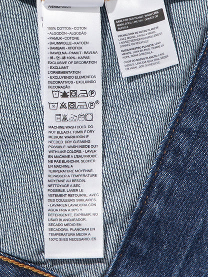 SILVERTAB™ フーデッド トラッカージャケット ミディアムインディゴ STONEWASH