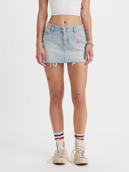 Levi’s® X ERL ミニスカート ライトインディゴ