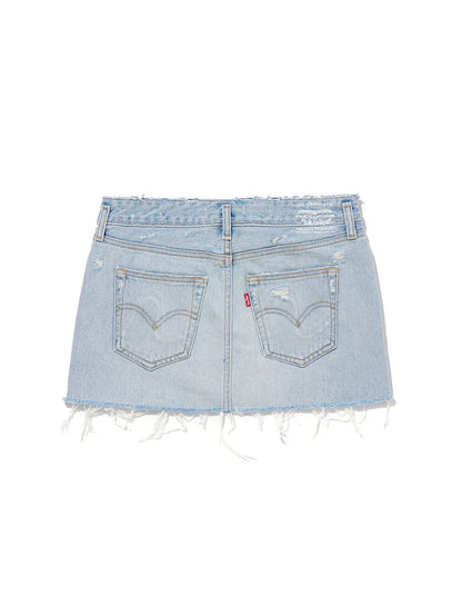 Levi’s® X ERL ミニスカート ライトインディゴ