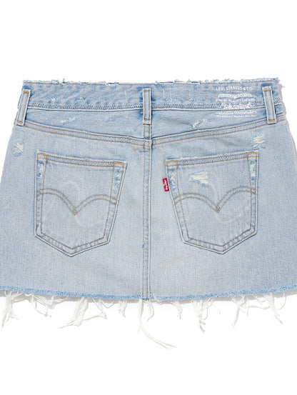 Levi’s® X ERL ミニスカート ライトインディゴ