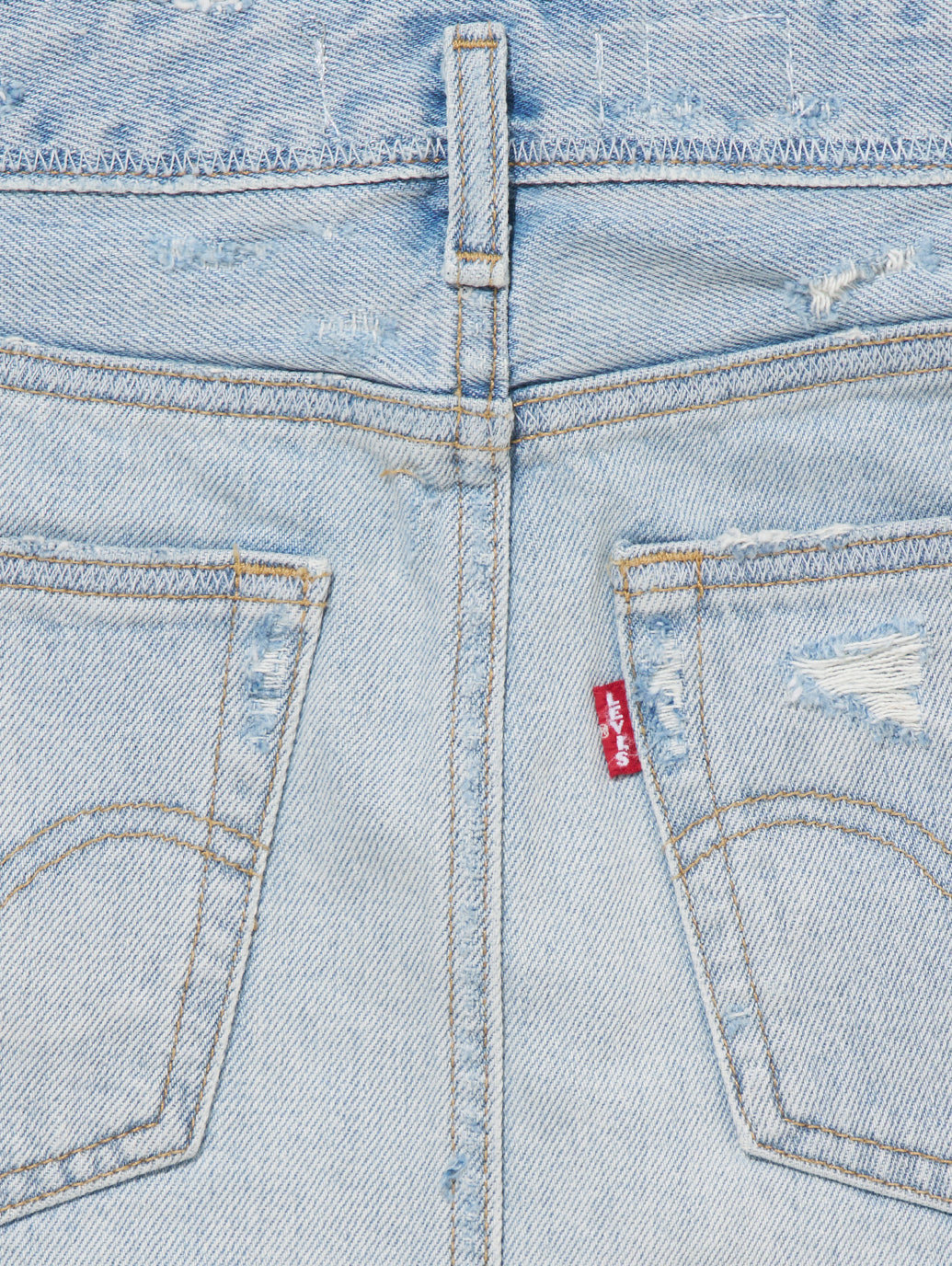 Levi’s® X ERL ミニスカート ライトインディゴ