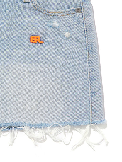 Levi’s® X ERL ミニスカート ライトインディゴ