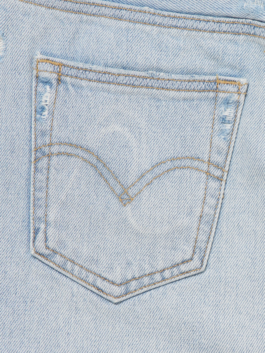 Levi’s® X ERL ミニスカート ライトインディゴ