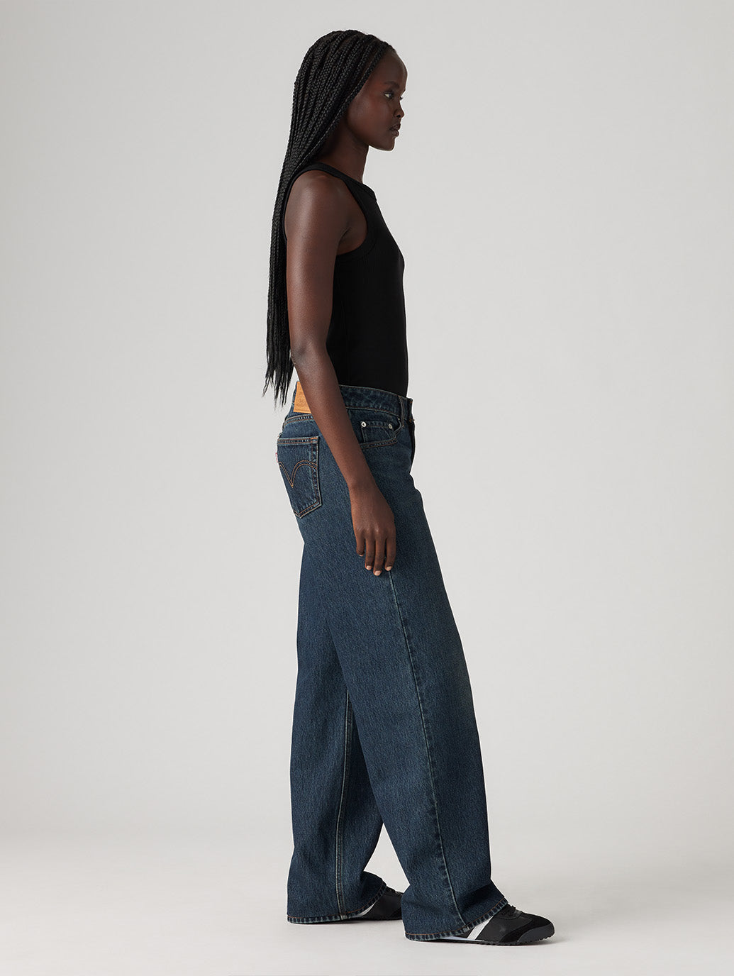 Low Loose ジーンズ ダークインディゴ