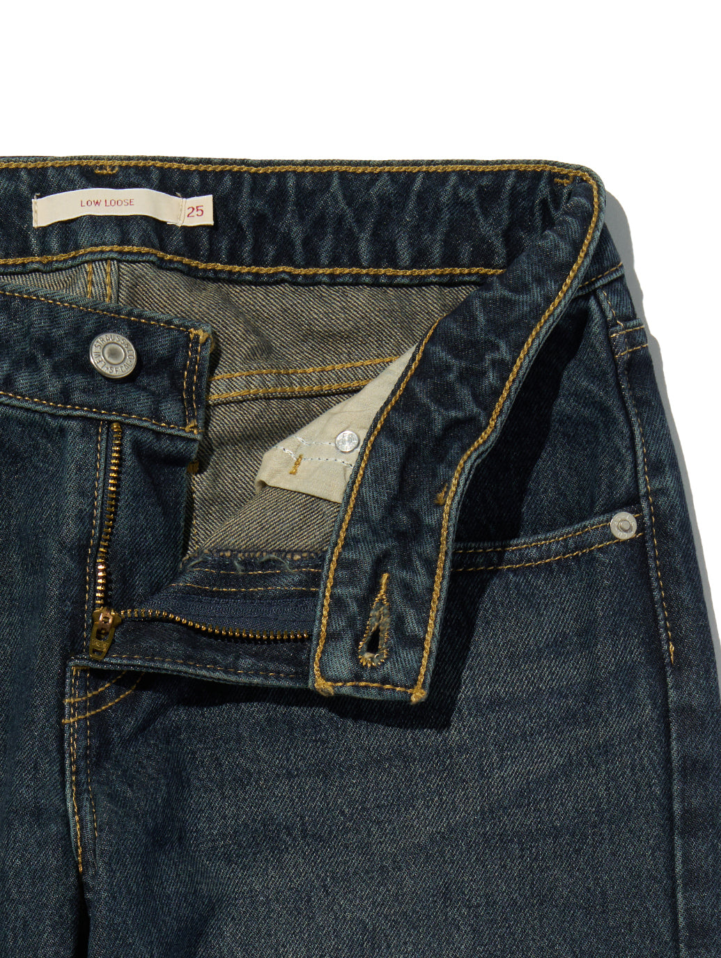 Low Loose ジーンズ ダークインディゴ