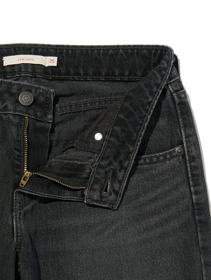 LOW LOOSE ジーンズ ブラック