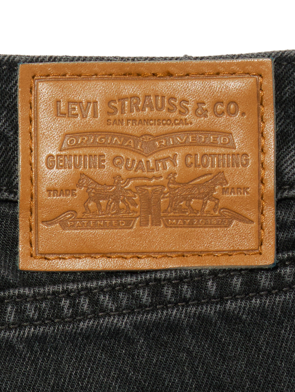 LOW LOOSE ジーンズ ブラック