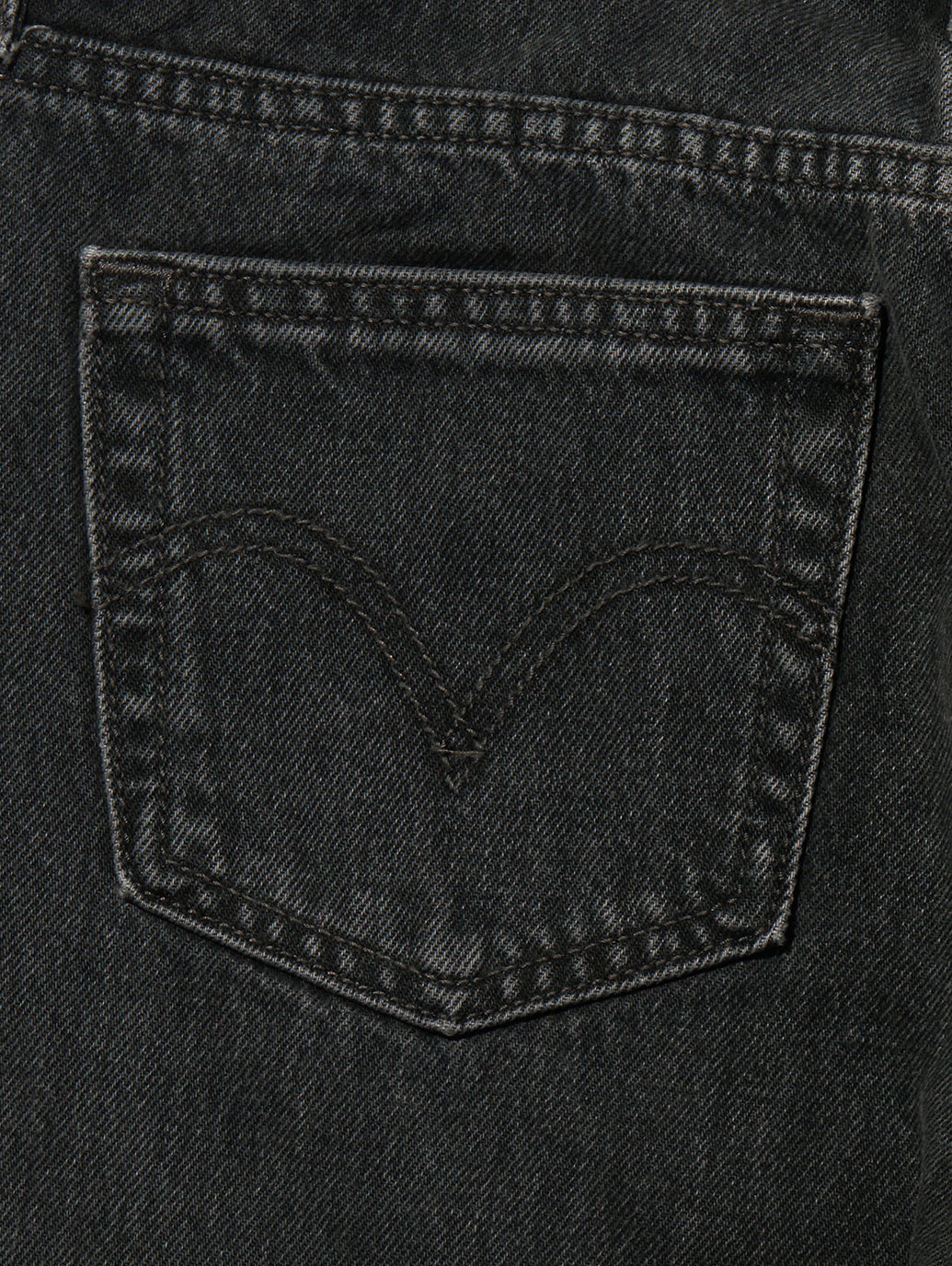 LOW LOOSE ジーンズ ブラック