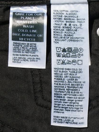 LOW LOOSE ジーンズ ブラック