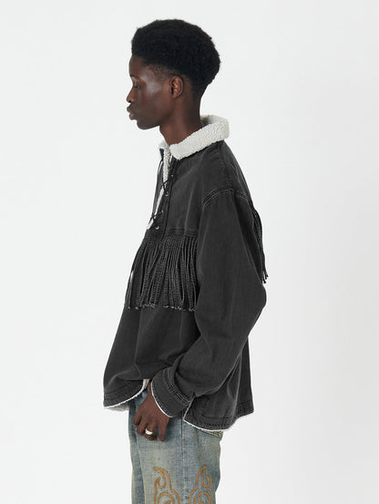 LEVI’S® X DENIM TEARS ポップオーバーシャツ ブラック