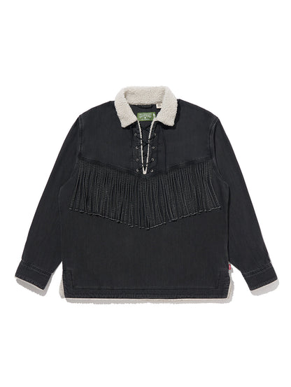 LEVI’S® X DENIM TEARS ポップオーバーシャツ ブラック