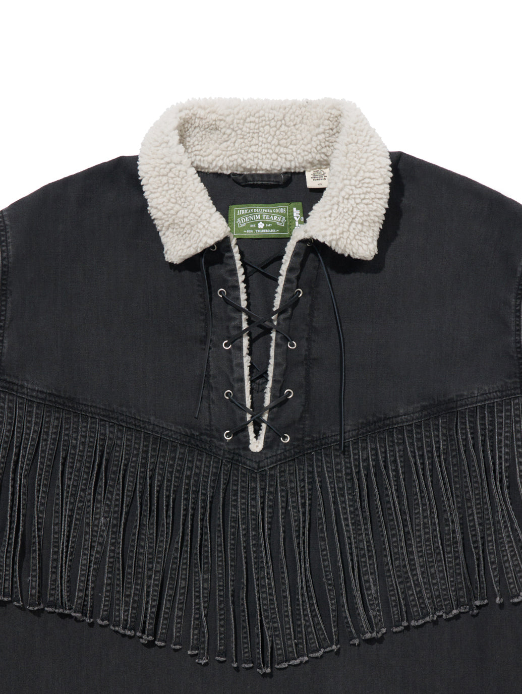 LEVI’S® X DENIM TEARS ポップオーバーシャツ ブラック