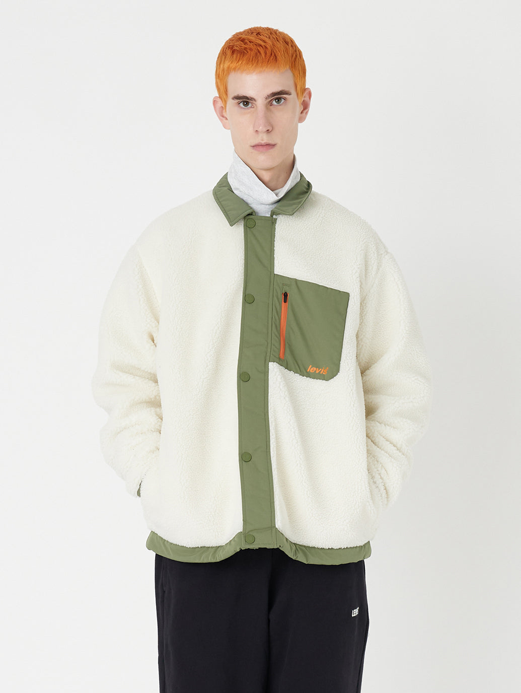 シェルパコーチジャケット ホワイト EGRET