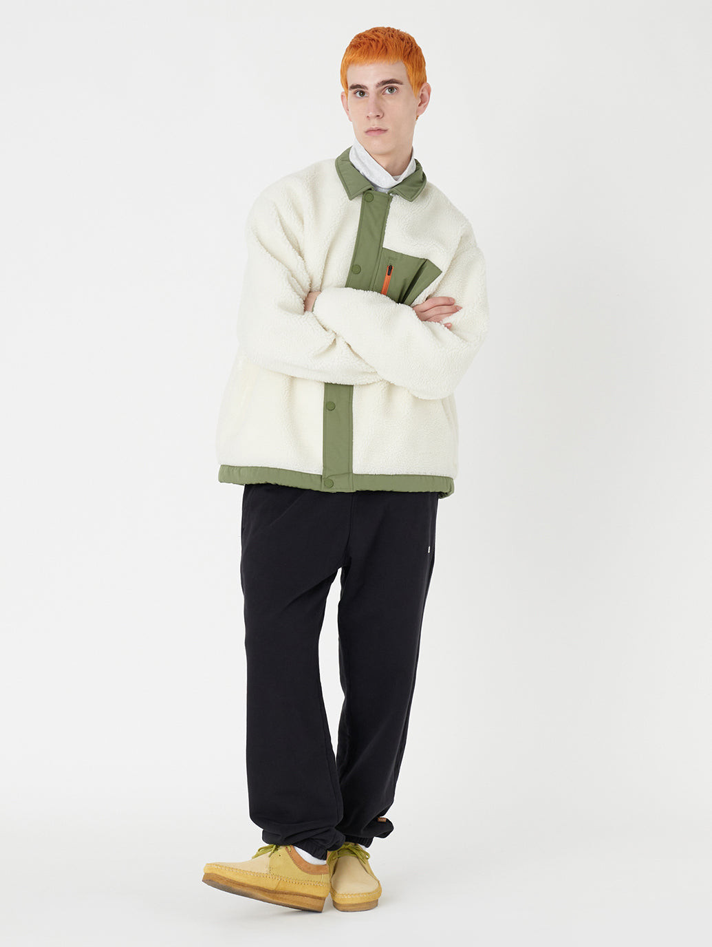 シェルパコーチジャケット ホワイト EGRET