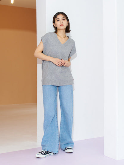 ルーズベスト グレー MID TONE