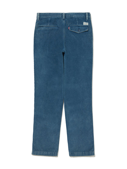 XX CHINO ストレート ミディアムインディゴ BLUE SPRING CORD