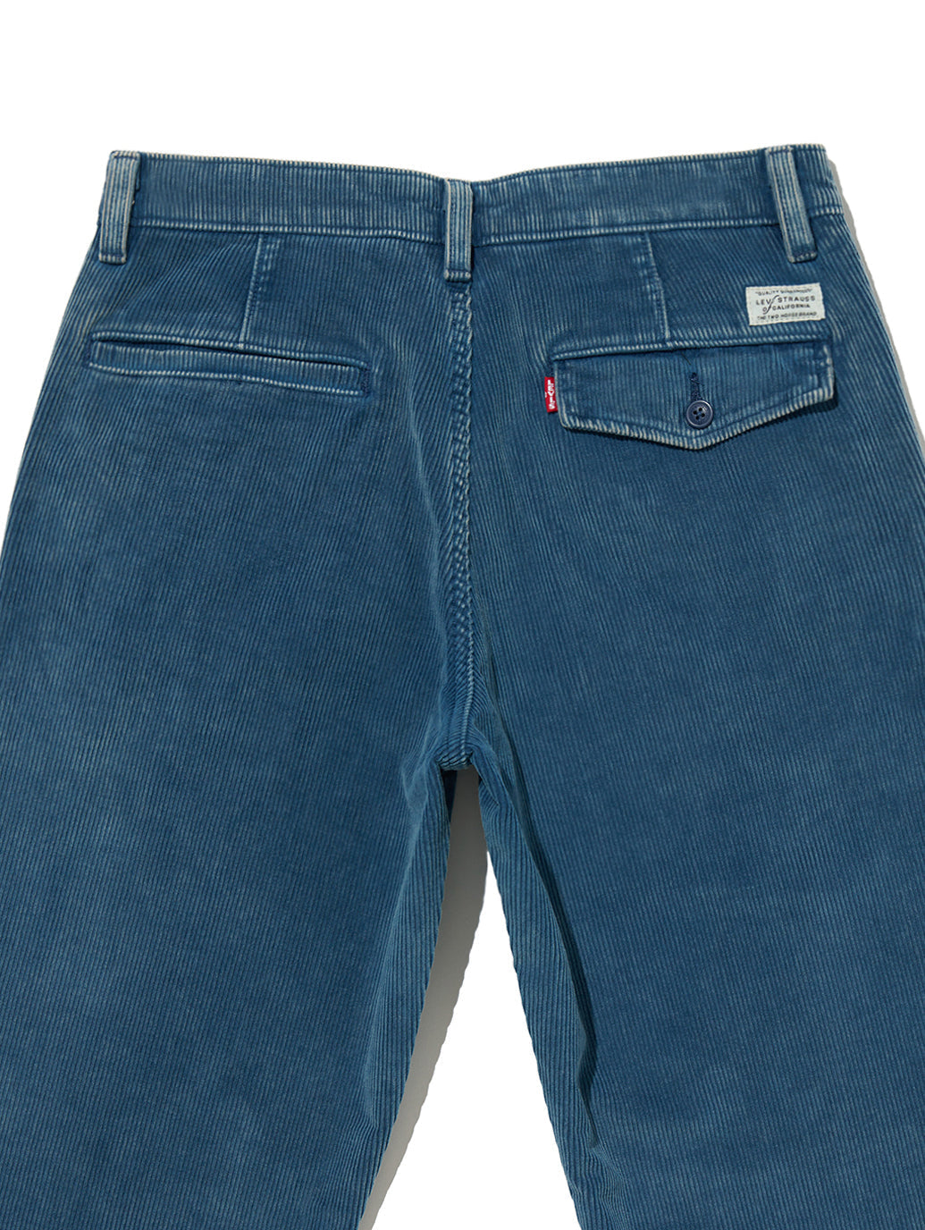 XX CHINO ストレート ミディアムインディゴ BLUE SPRING CORD