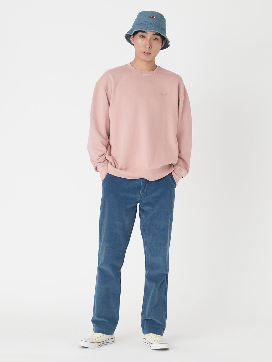 XX CHINO ストレート ライトインディゴ ENZO CORD