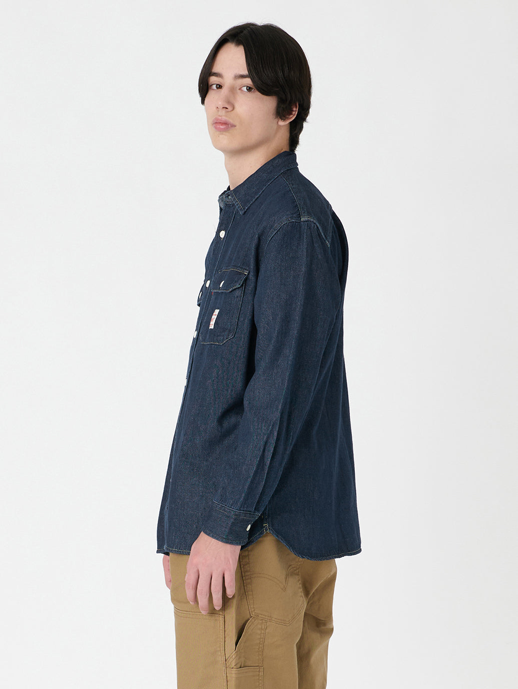 WORKWEAR クラシック ワーカーシャツ ダークインディゴ RINSE