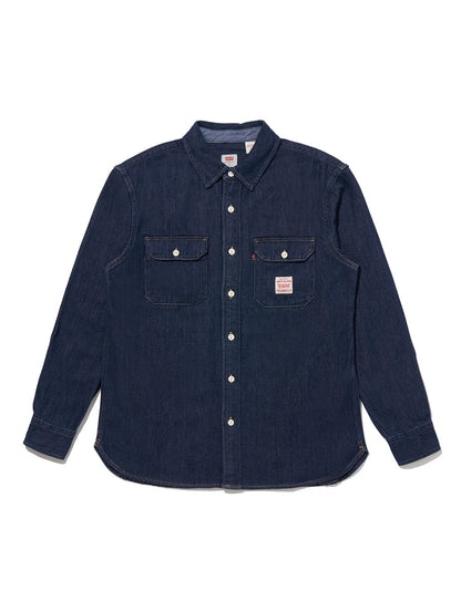 WORKWEAR クラシック ワーカーシャツ ダークインディゴ RINSE