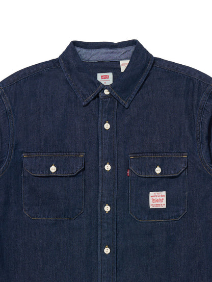 WORKWEAR クラシック ワーカーシャツ ダークインディゴ RINSE