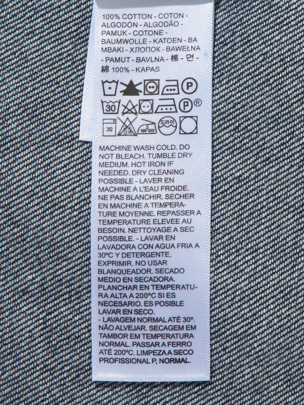 WORKWEAR クラシック ワーカーシャツ ダークインディゴ RINSE