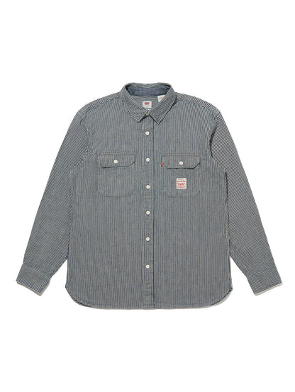 WORKWEAR ワーカーシャツ インディゴ WASHINGTON