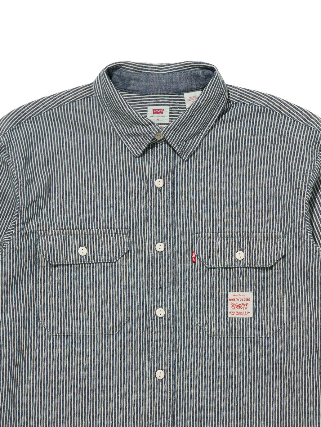 WORKWEAR ワーカーシャツ インディゴ WASHINGTON