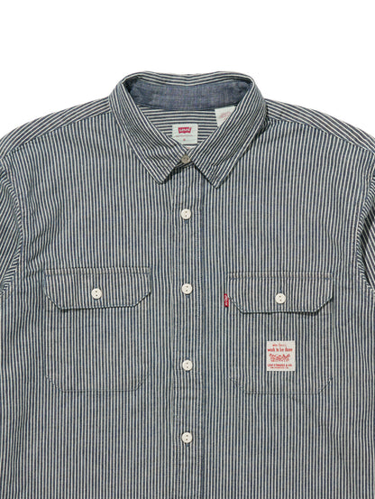 WORKWEAR ワーカーシャツ インディゴ WASHINGTON