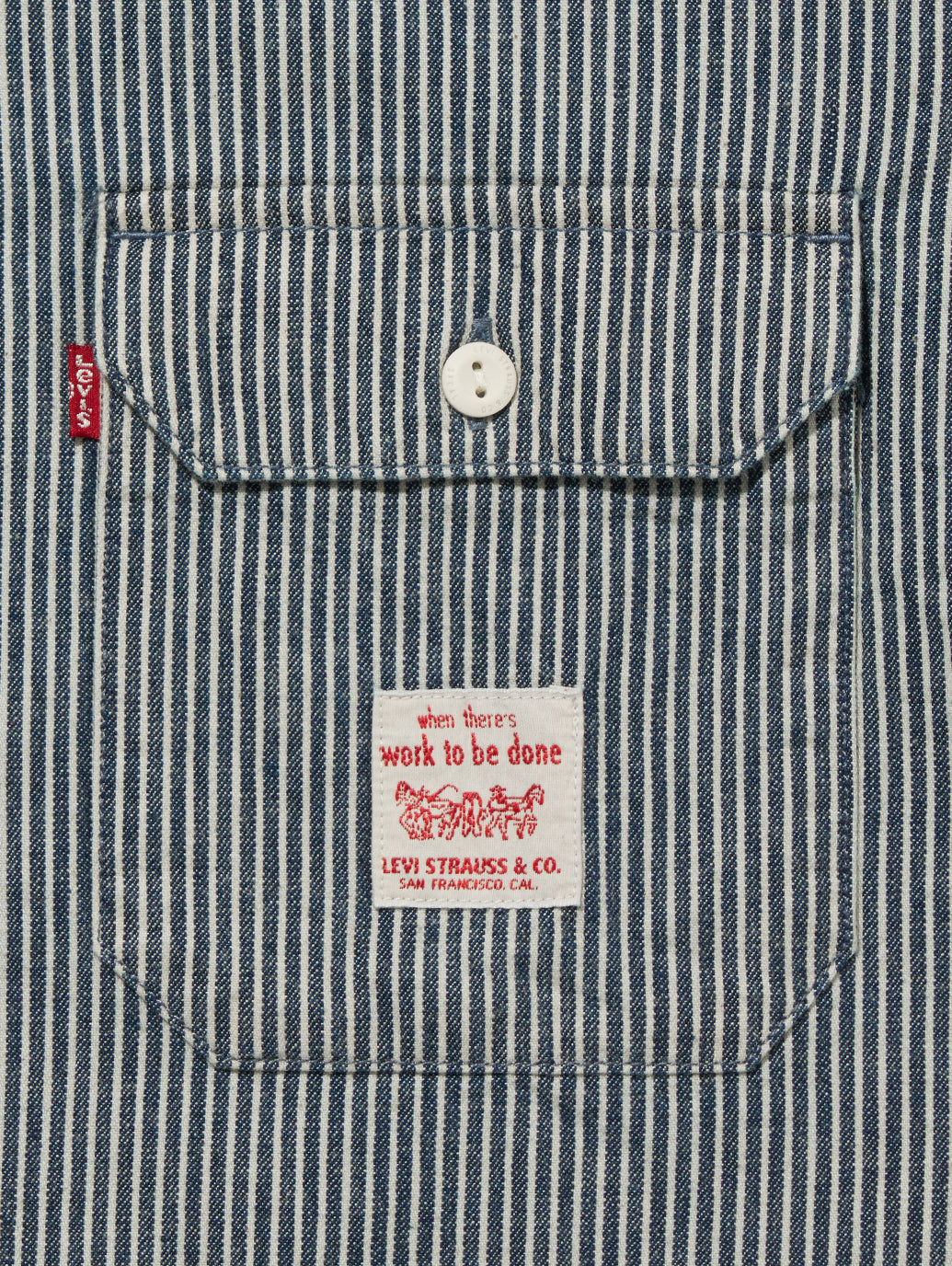 WORKWEAR ワーカーシャツ インディゴ WASHINGTON