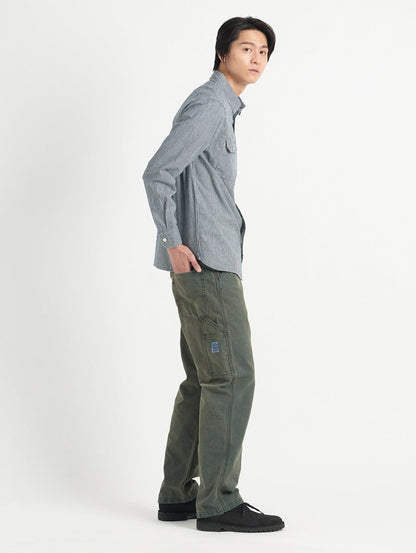 WORKWEAR ワーカーシャツ インディゴ WASHINGTON