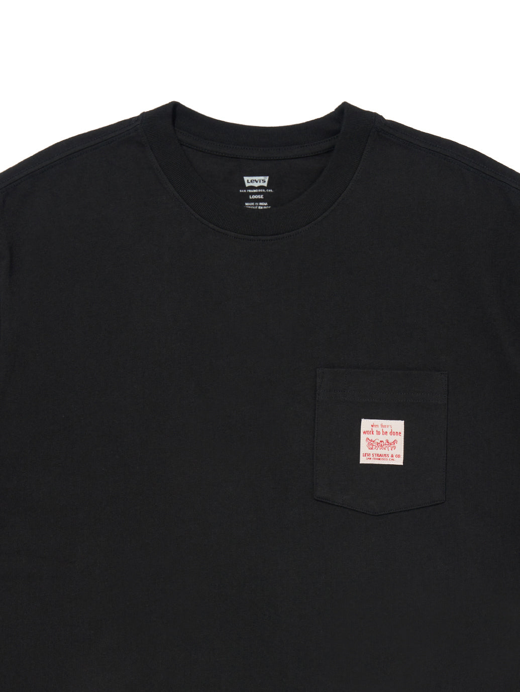 WORKWEAR Tシャツ ブラック METEORITE