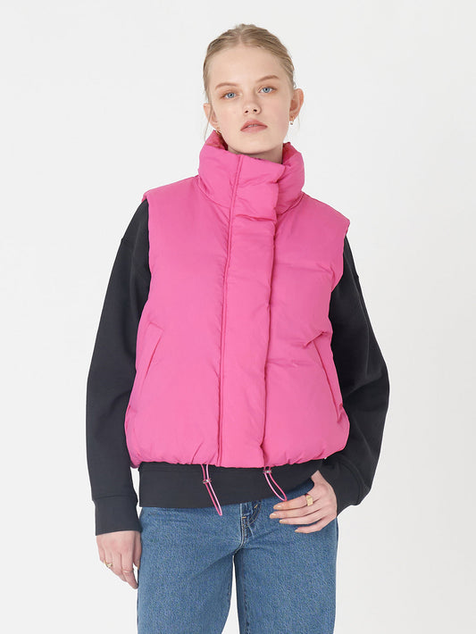 PILLOW ダウンベスト ピンク ROSE VIOLET