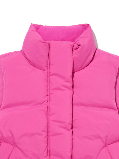 PILLOW ダウンベスト ピンク ROSE VIOLET