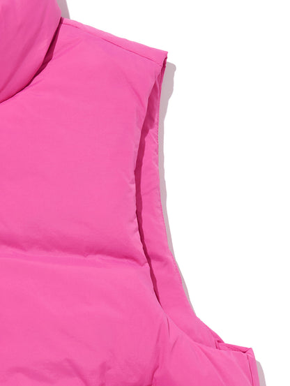 PILLOW ダウンベスト ピンク ROSE VIOLET