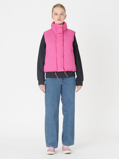 PILLOW ダウンベスト ピンク ROSE VIOLET