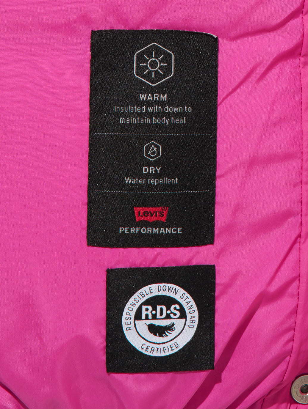 PILLOW ダウンベスト ピンク ROSE VIOLET