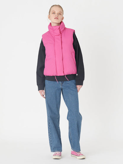 PILLOW ダウンベスト ピンク ROSE VIOLET