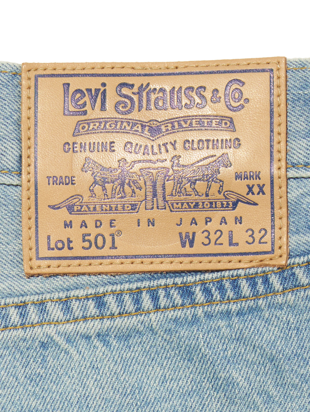 BLUETAB™ 1980's 501® ジーンズ ライトインディゴ MADE IN JAPAN