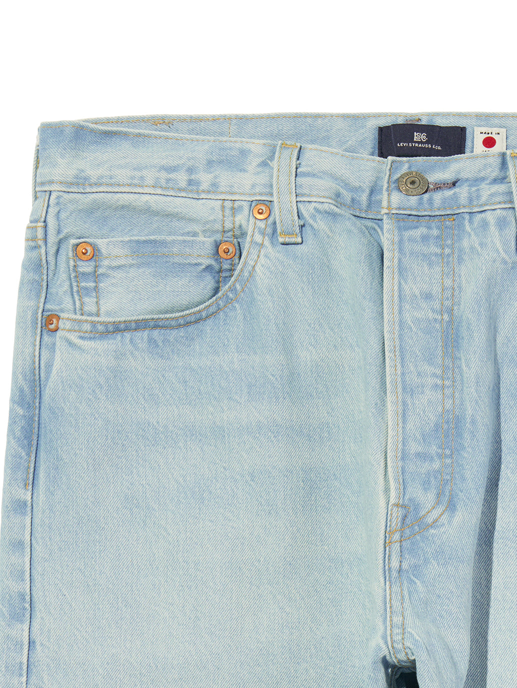 BLUETAB™ 1980's 501® ORIGINAL ジーンズ ライトインディゴ MADE IN JAPAN 