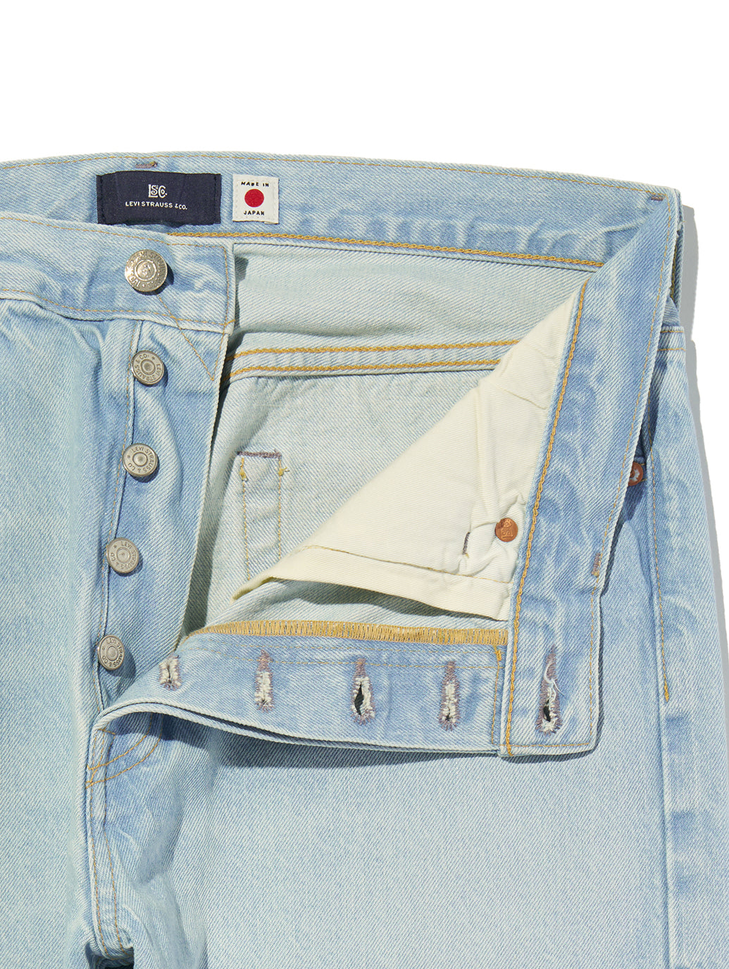 BLUETAB™ 1980's 501® ORIGINAL ジーンズ ライトインディゴ MADE IN JAPAN 