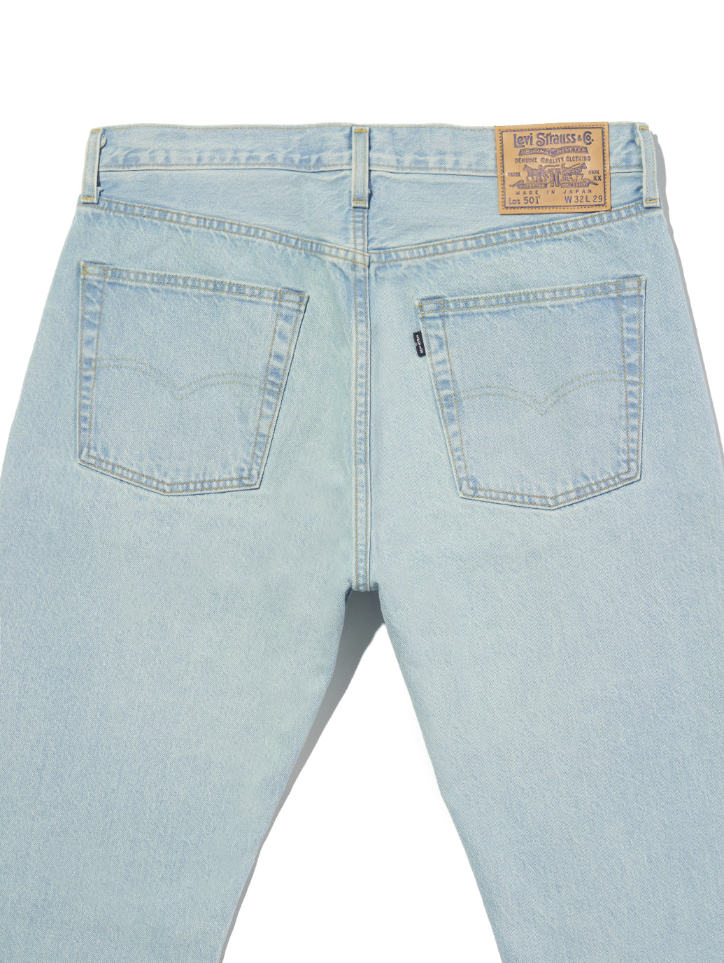BLUETAB™ 1980's 501® ORIGINAL ジーンズ ライトインディゴ MADE IN JAPAN 