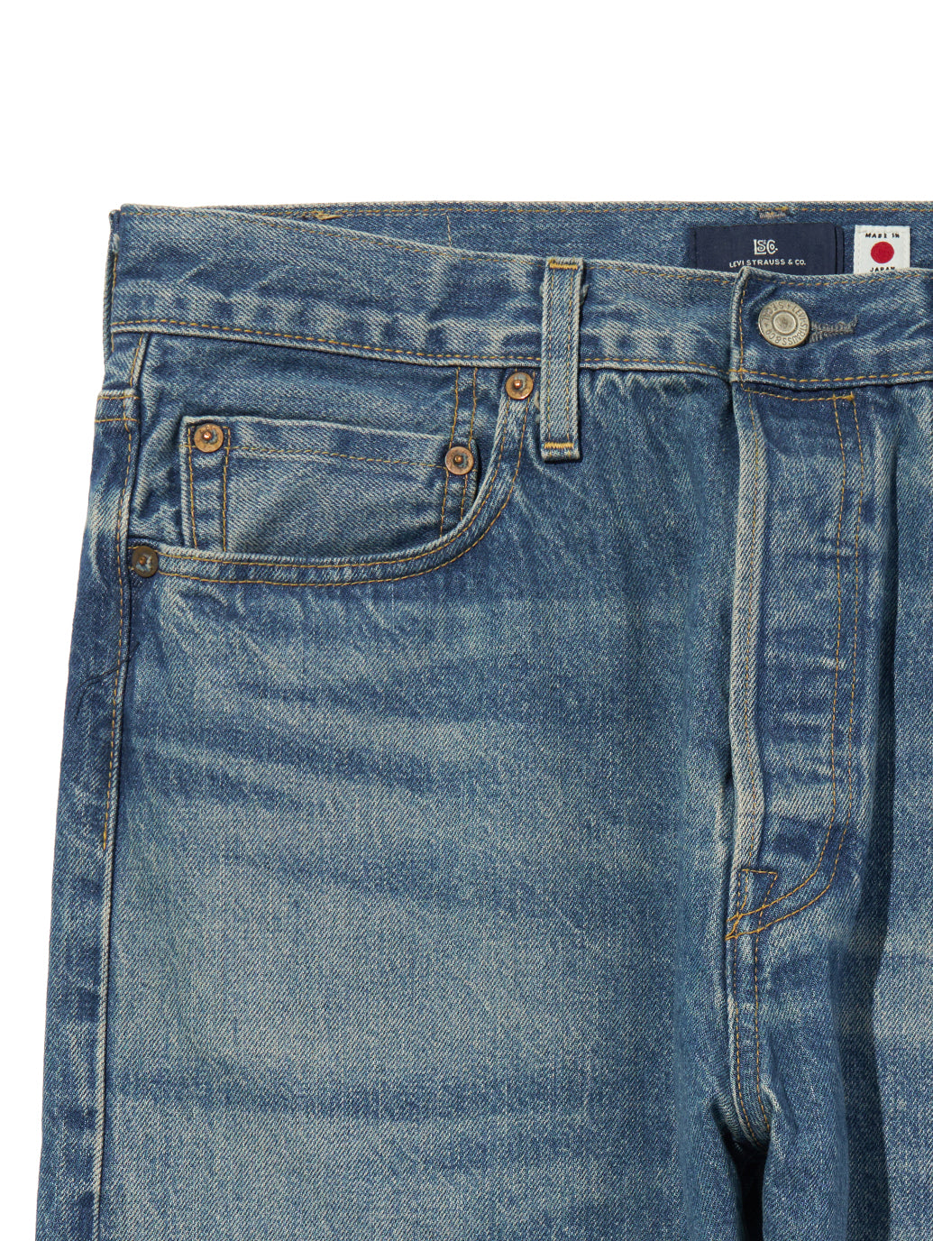 BLUETAB™ 1980's 501® ジーンズ ミディアムインディゴ MADE IN JAPAN