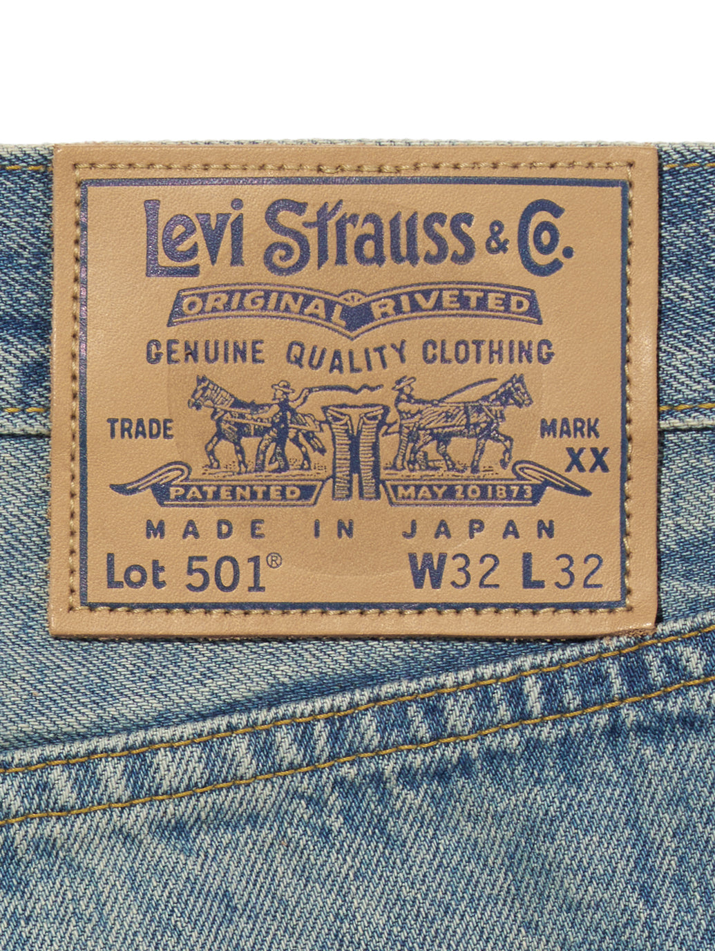 BLUETAB™ 1980's 501® ジーンズ ライトインディゴ MADE IN JAPAN