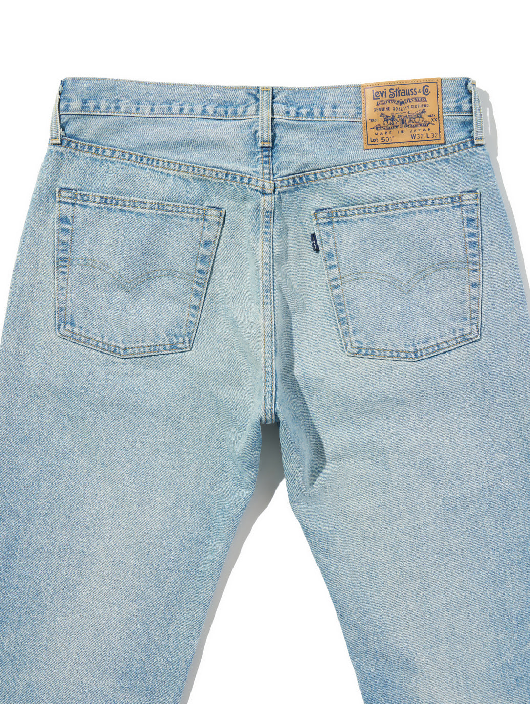 BLUETAB™ 1980's 501® ORIGINAL ジーンズ ライトインディゴ MADE IN JAPAN 