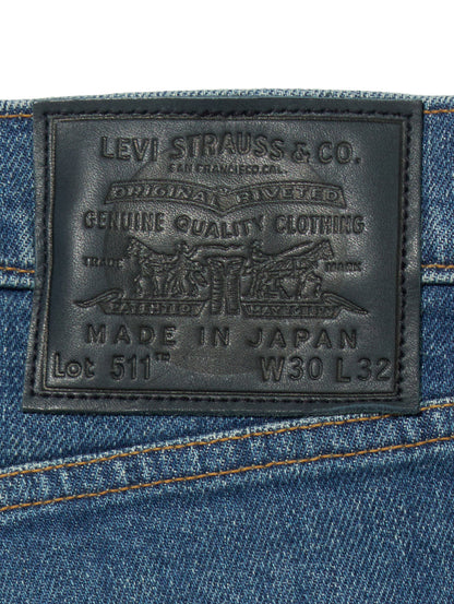 511™ スリムフィット ミディアムインディゴ PURUBURU MADE IN JAPAN