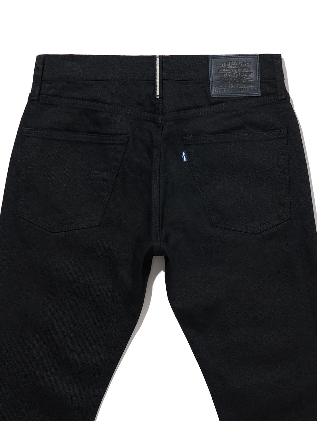512(TM) スリムテーパードジーンズ ブラック RINSE MADE OF JAPAN