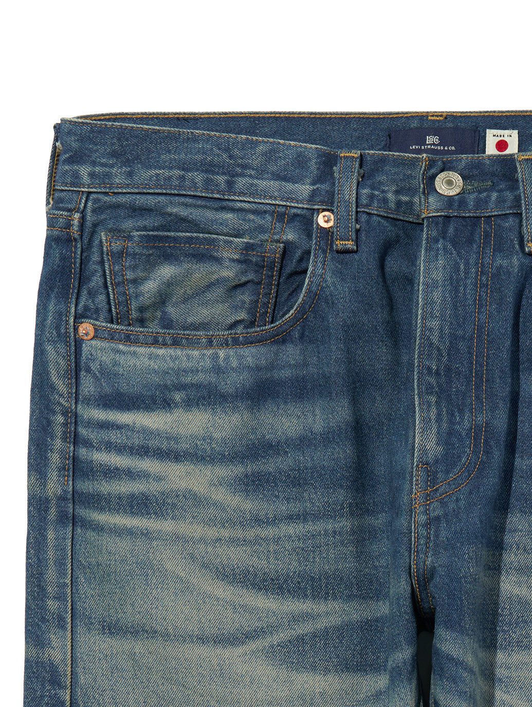BLUETAB™ 505™ レギュラーフィットジーンズ ミディアムインディゴ MADE IN JAPAN