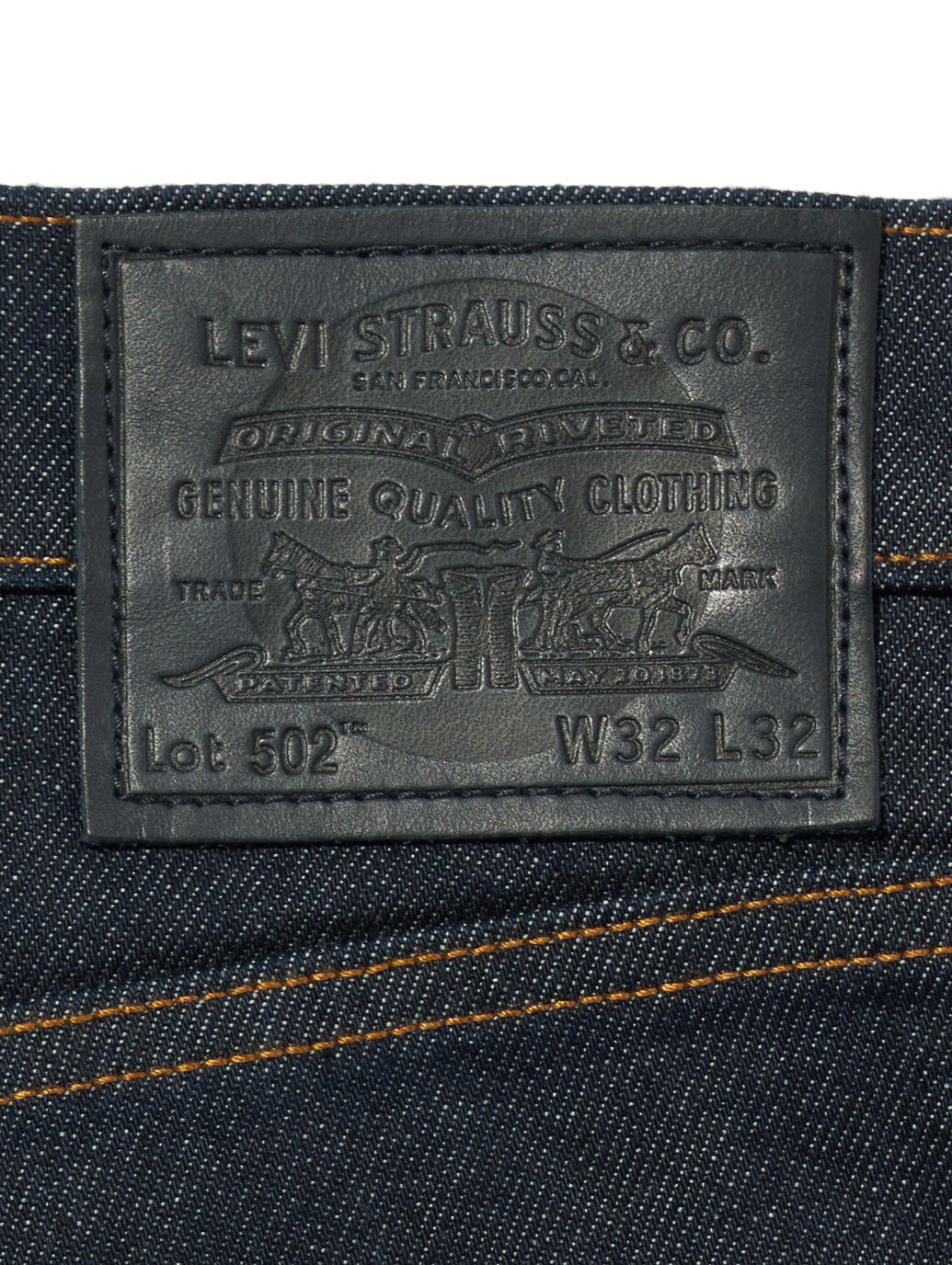 BLUETAB™ 502™ テーパードフィット ジーンズ ダークインディゴ MADE OF JAPAN