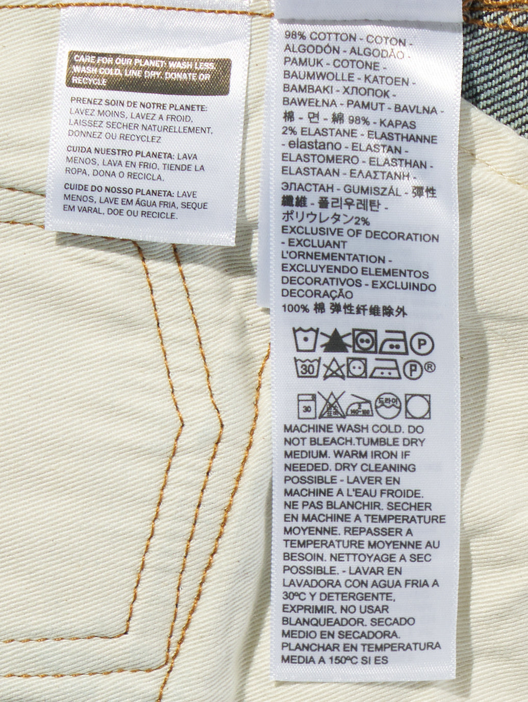 BLUETAB™ 502™ テーパードフィット ジーンズ ダークインディゴ MADE OF JAPAN